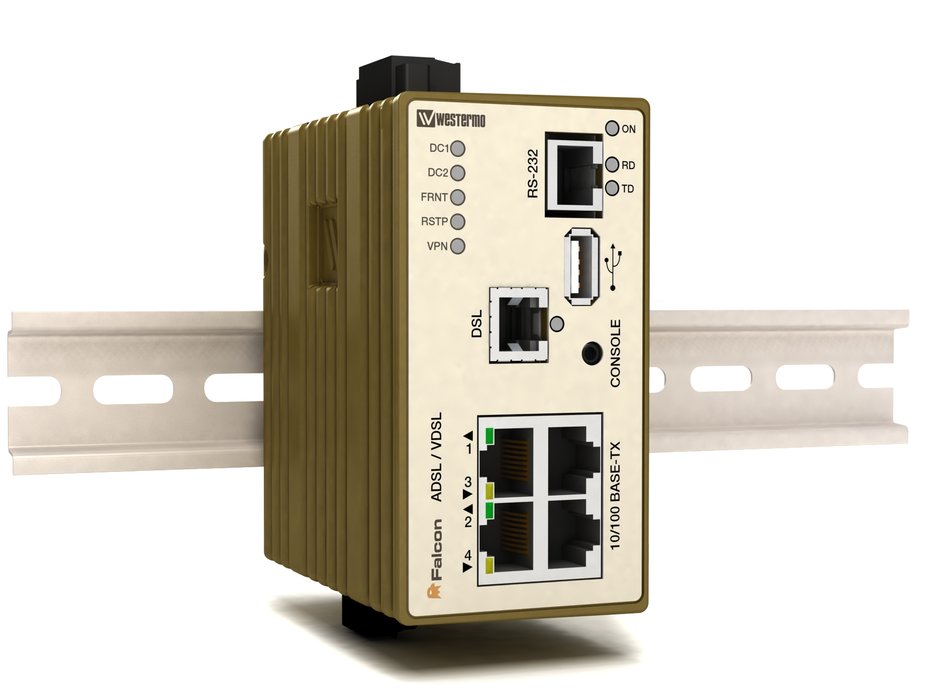 Falcon: the world’s first VDSL2 router for industrial applications